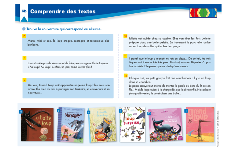 Aperçu : Comprendre des textes – CE1