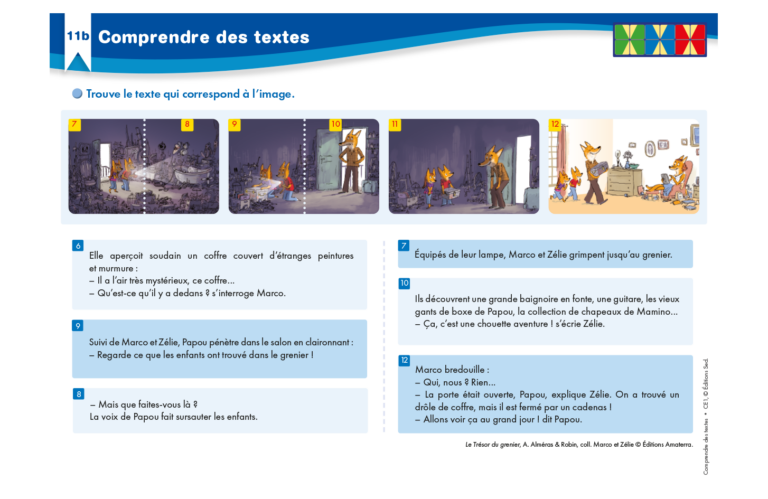 Aperçu : Comprendre des textes – CE1