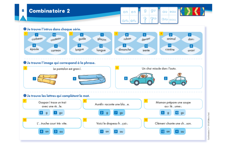 Aperçu : Combinatoire 2 – CP