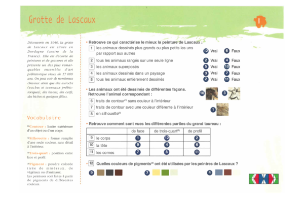 51450 - Lecture d'une oeuvre artistique CM2 - INT 2
