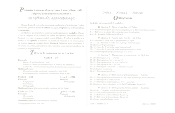 51620 - Orthographe CM1 - INT 1