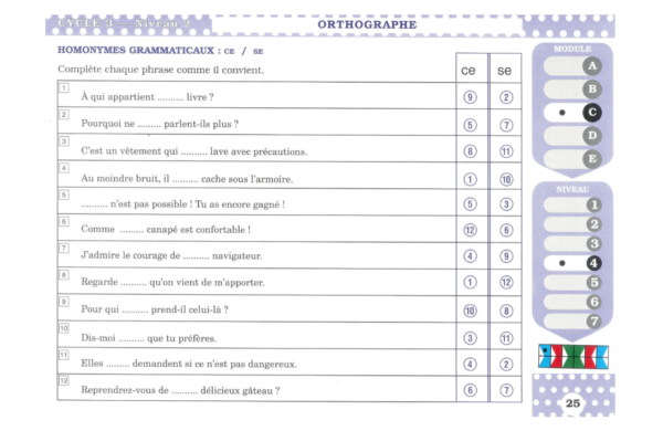 51620 - Orthographe CM1 - INT 3