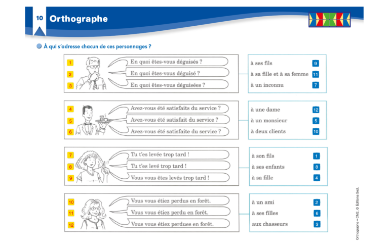 Aperçu : Orthographe – CM2