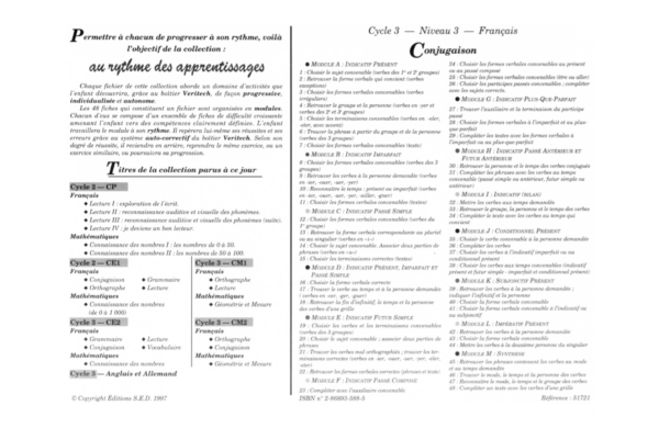 51721 - Conjugaison CM2 - INT 1