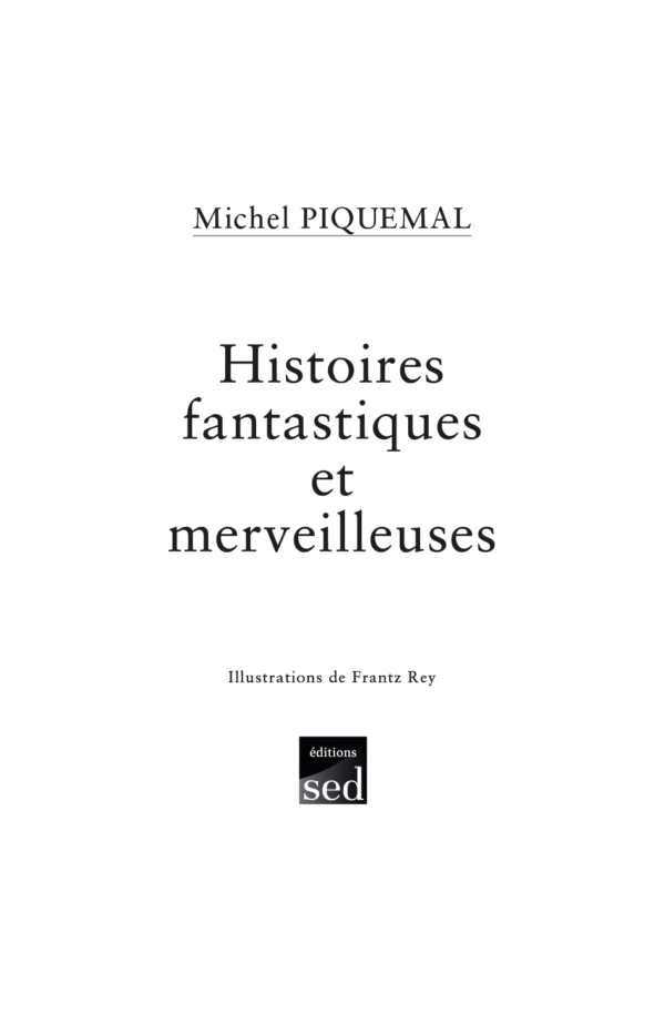 Histoire fantastiques et merveilleuses - Page 1