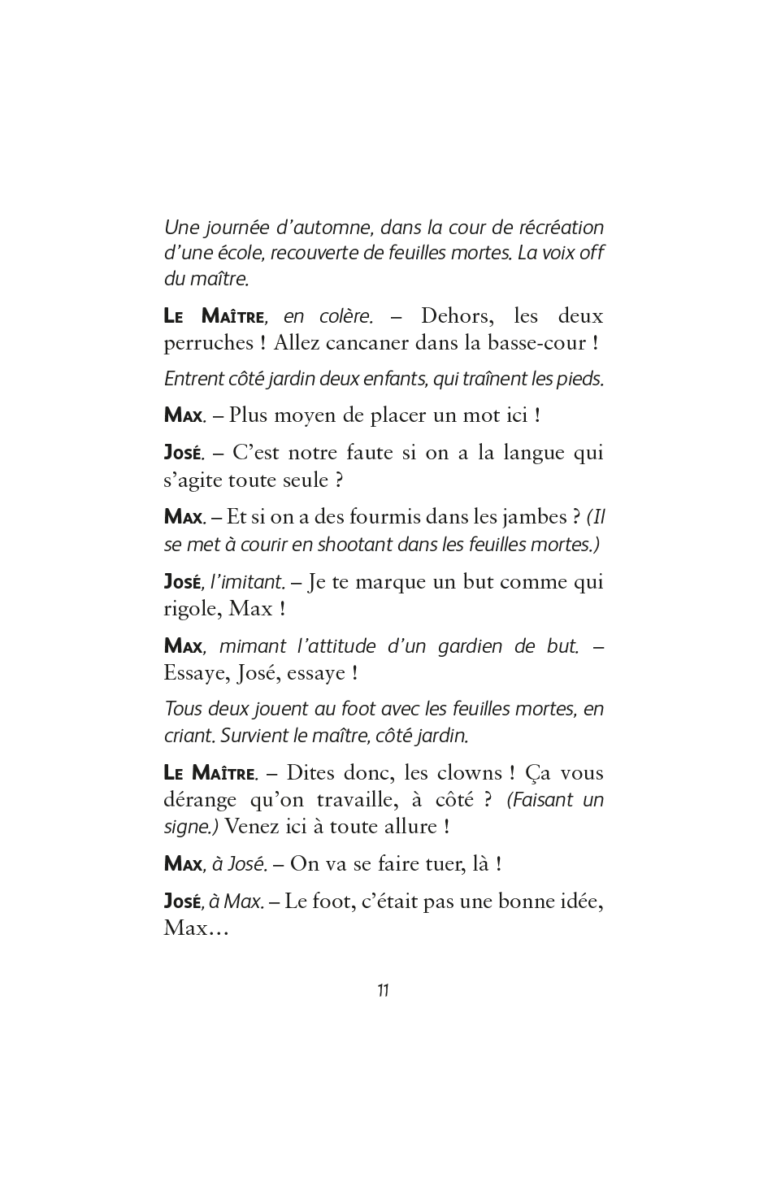 Aperçu : BDL – Huit saynètes à lire et à jouer – 6 livres + fichier