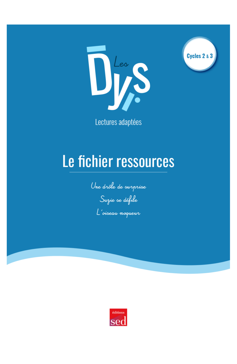 Aperçu : LECTURE FACILITEE DYS – 4 x 3 albums + fichier ressources