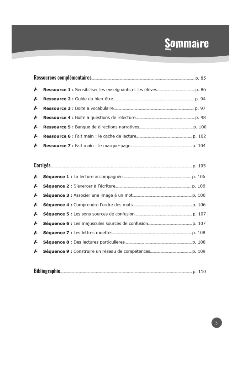 Aperçu : LECTURE FACILITEE DYS – 4 x 3 albums + fichier ressources