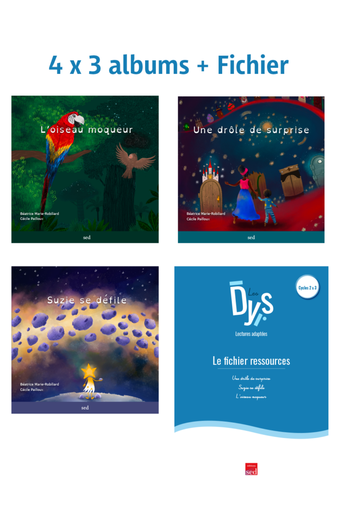 LECTURE FACILITEE DYS - 4 x 3 albums + fichier ressources
