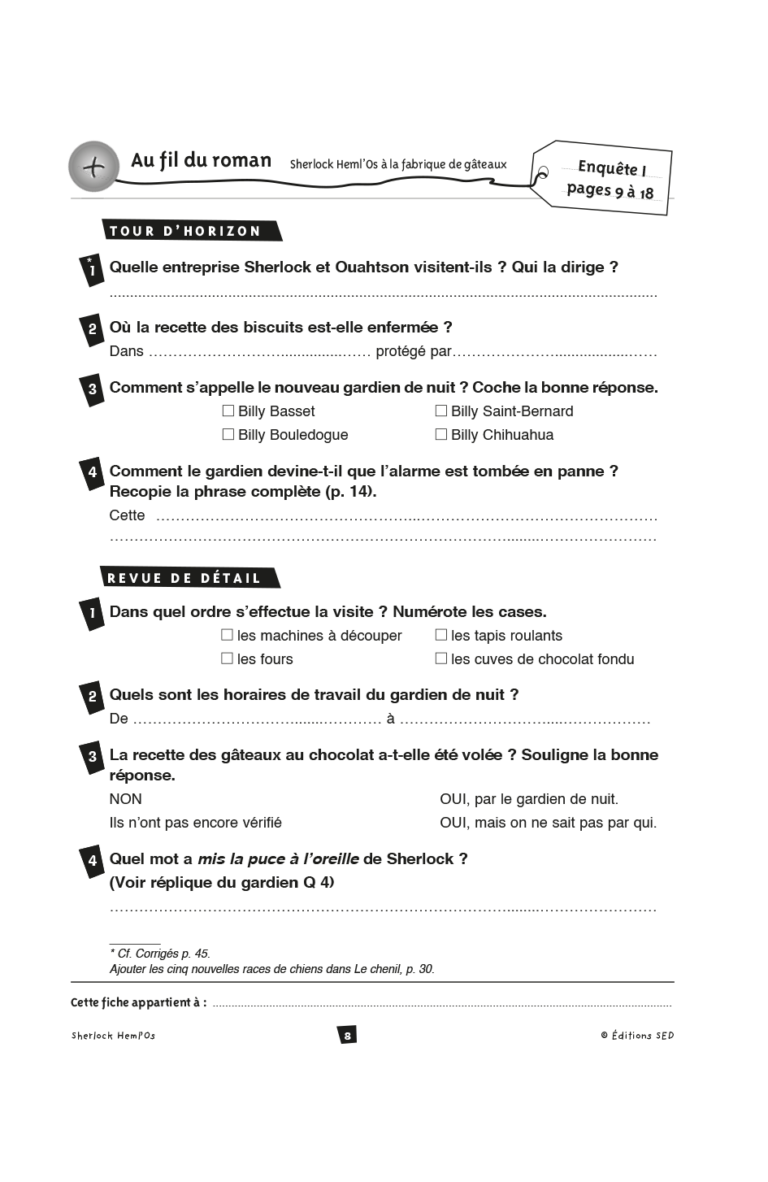 Aperçu : BDL – Sherlock Heml'Os mène l'enquête – FR