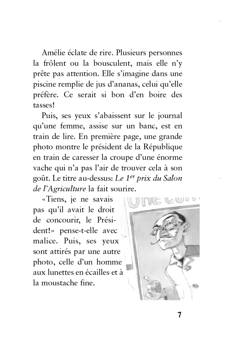 Aperçu : BDL – Touchez pas à Amélie ! – Roman