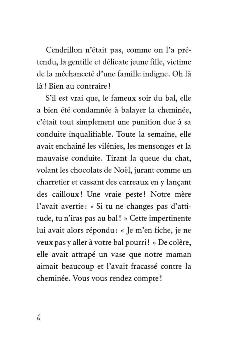 Aperçu : BDL – Une peste nommée Cendrillon – 6 romans supp.
