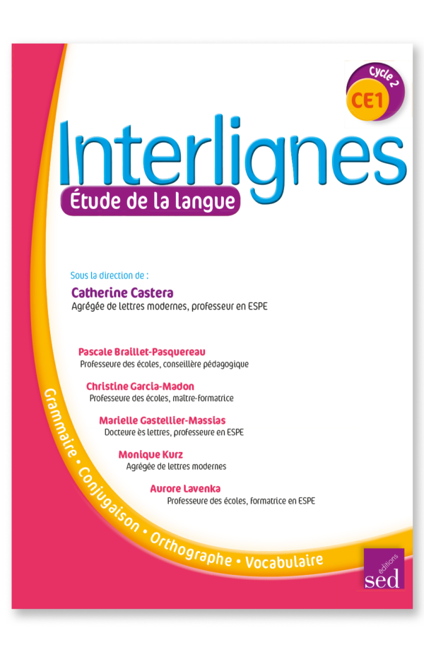 44350 - Interlignes Etude de la langue CE1 - Intérieur Page 1