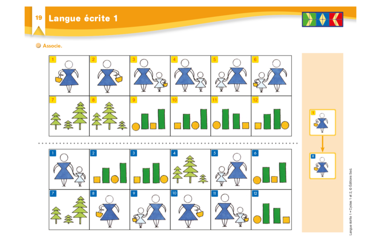 Aperçu : Langue écrite 1 – GS