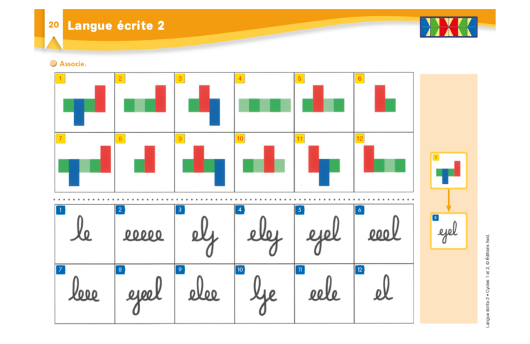 Aperçu : Langue écrite 2 – GS