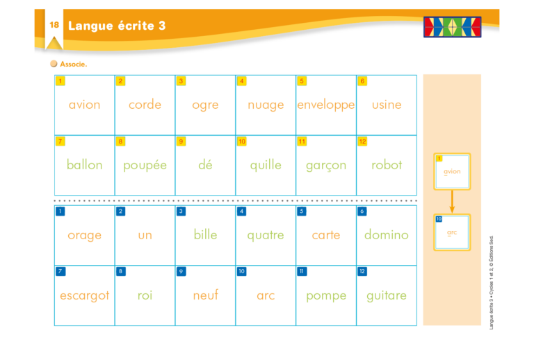 Aperçu : Langue écrite 3 – GS