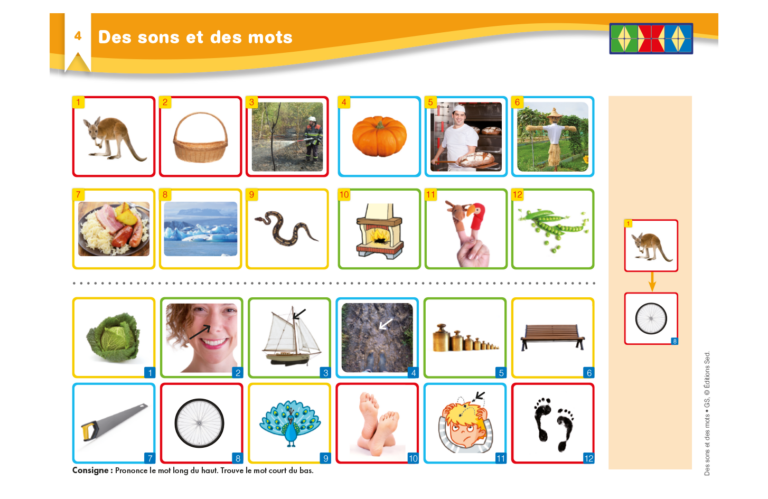 Aperçu : Des sons et des mots – GS