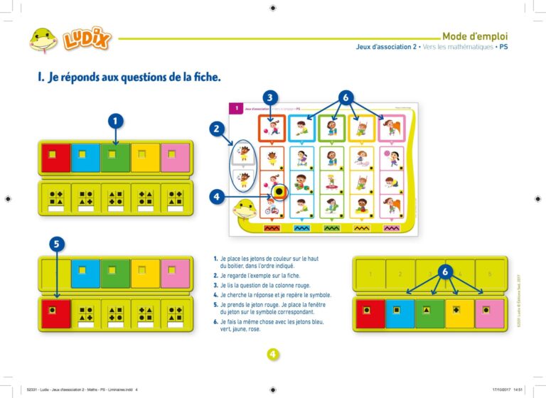 Aperçu : Jeux d'association 2 – Vers les mathématiques – PS