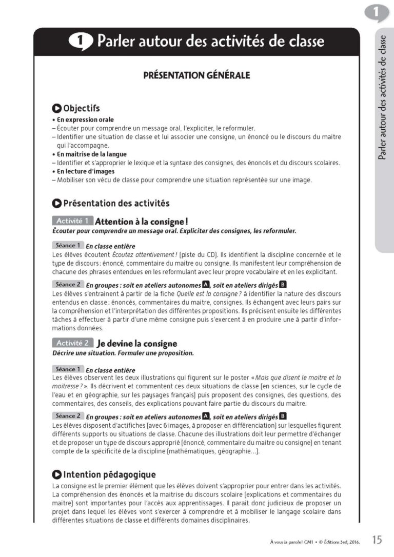 Aperçu : CM1