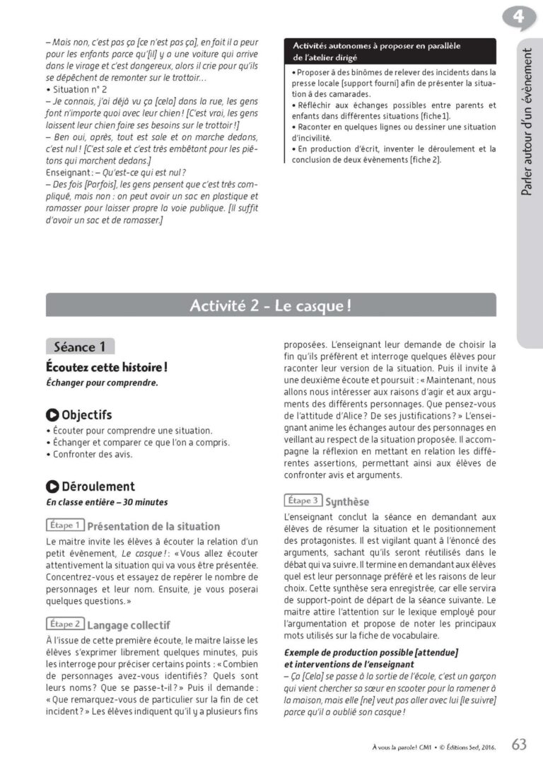 Aperçu : CM1