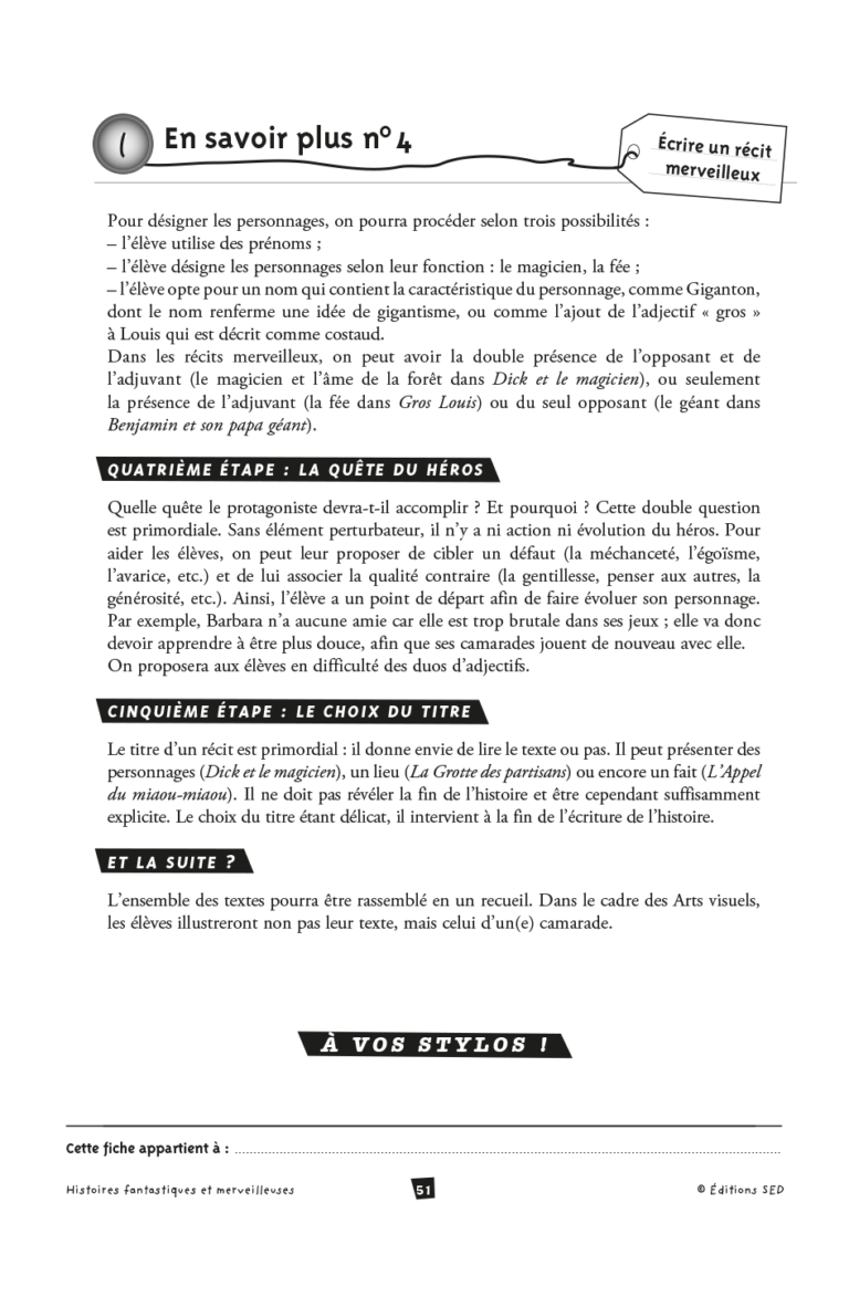 Aperçu : BDL – Histoires fantastiques et merveilleuses – 24 livres + fichier