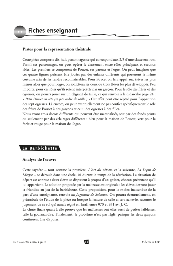 Huit saynètes à lire, à jouer - FR - Page 3
