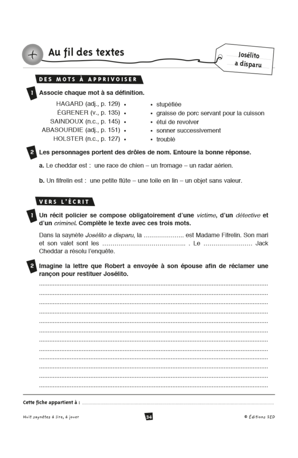 Huit saynètes à lire, à jouer - FR - Page 4