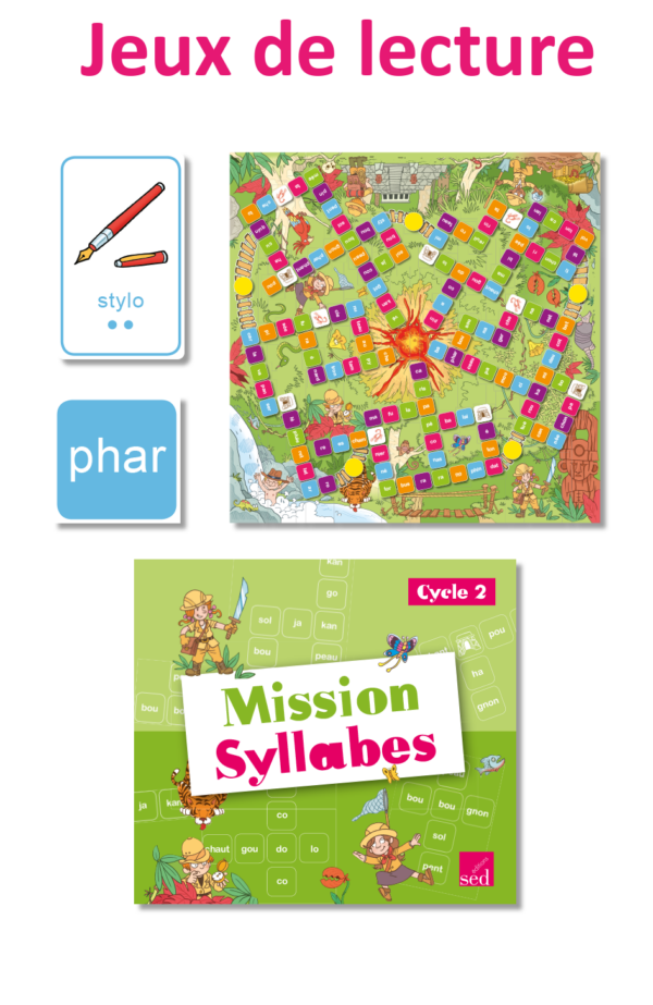 Image Jeux de lecture - Mission Syllabes