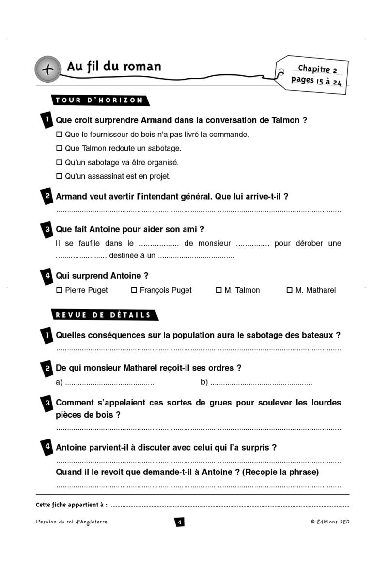 Aperçu : BDL – L'espion du roi d'Angleterre – FR