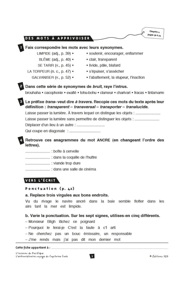 Aperçu : BDL – L'inconnu du Pacifique – 30 livres + fichier