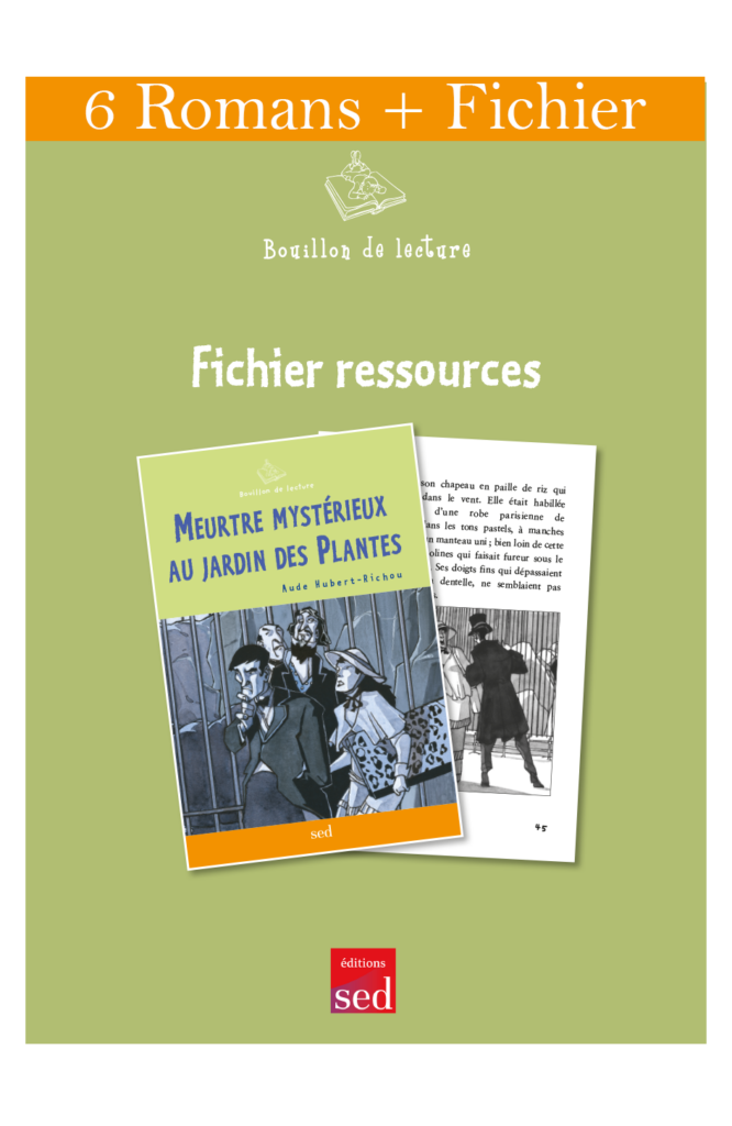 BDL - Meurtre mystérieux au jardin des Plantes - 6 livres + fichier