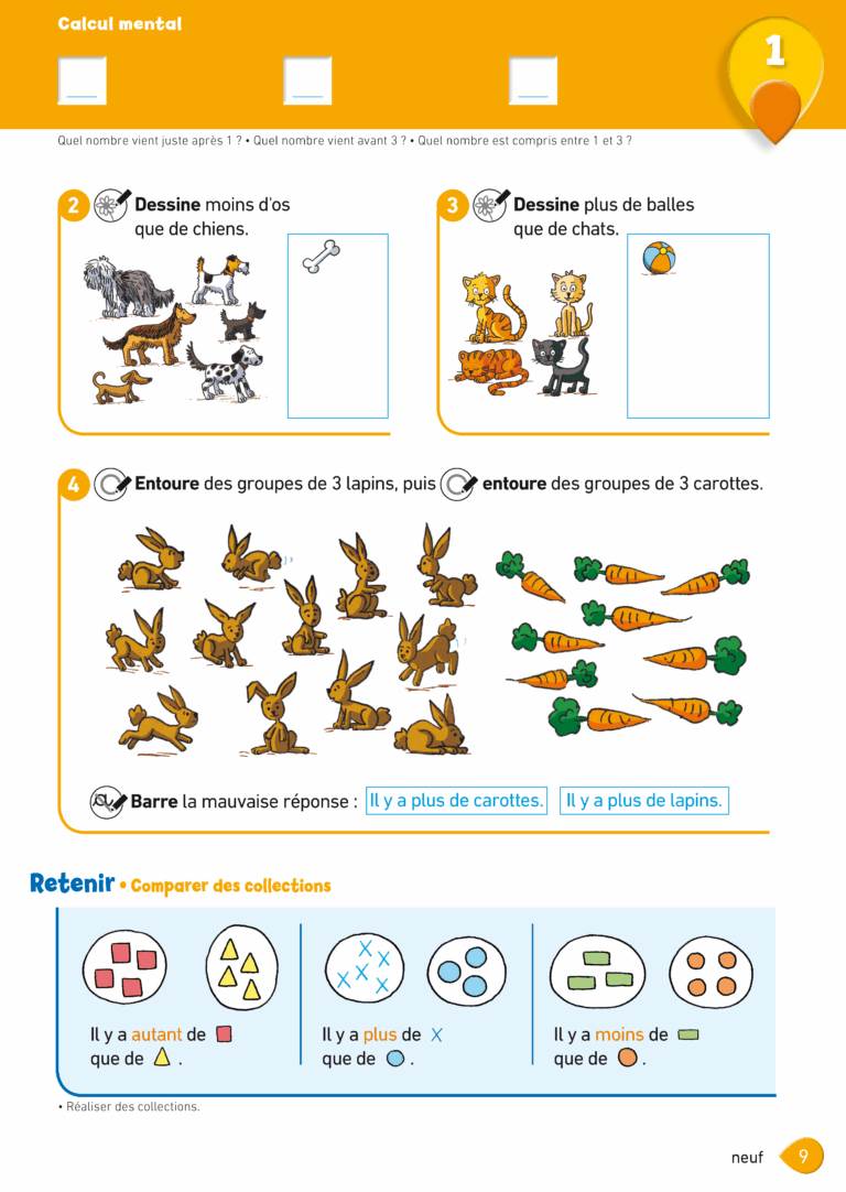 Aperçu : MATHS + – Fichier de l'élève – CP – Anciens programmes