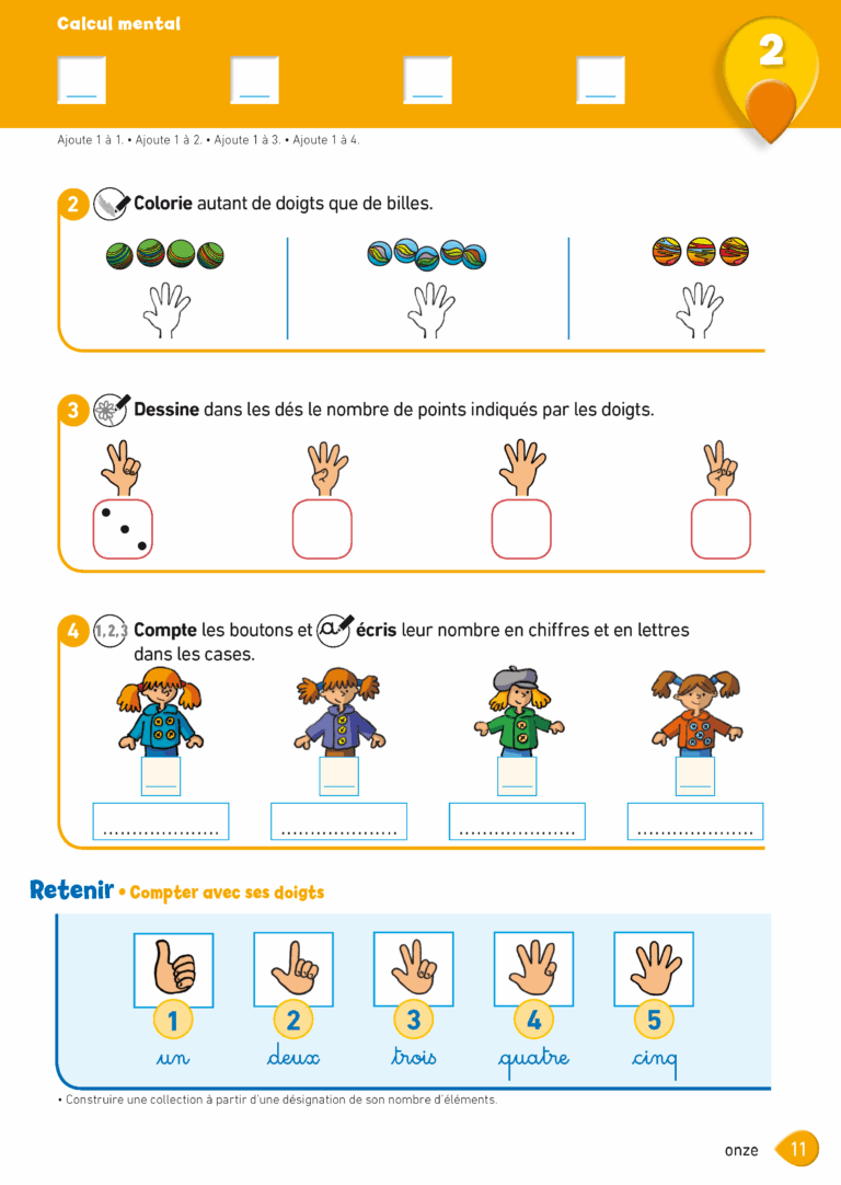 Aperçu : MATHS + – Fichier de l'élève – CP – Anciens programmes