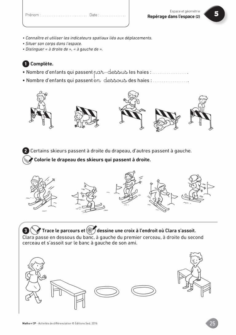 Aperçu : MATHS + – Classeur de différenciation – CP – Anciens programmes