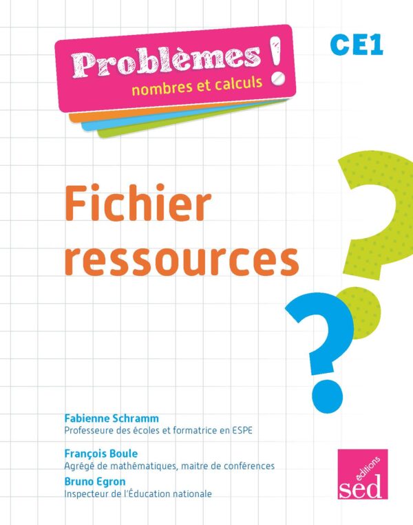 Problèmes ! Nombres et calculs - CE1 - Fichier ressources_Page_01