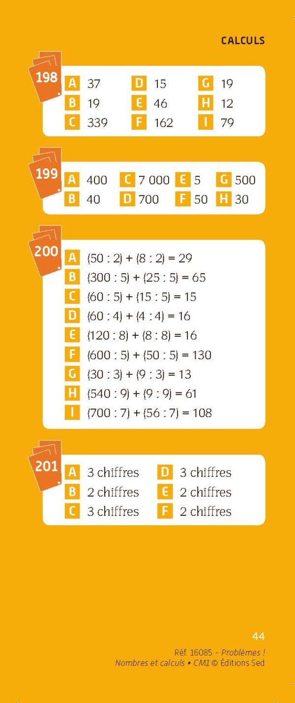 Problèmes ! Nombres et calculs - CM1 - Corrigés_Page_4