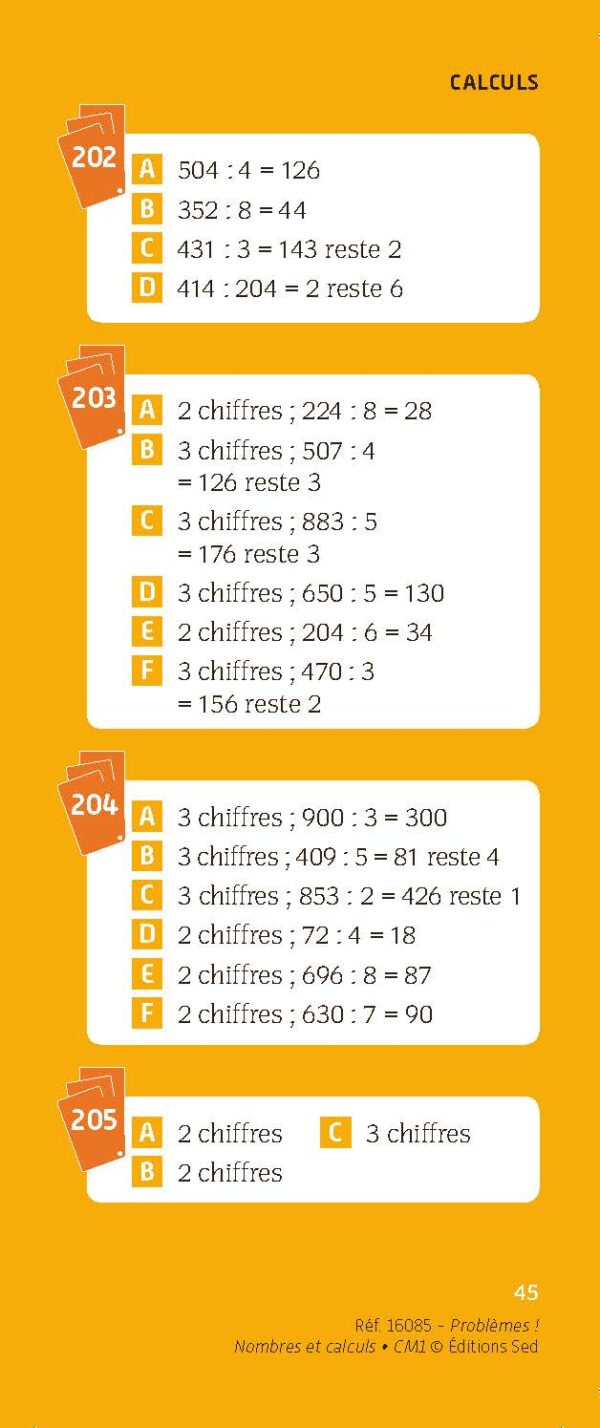 Problèmes ! Nombres et calculs - CM1 - Corrigés_Page_5