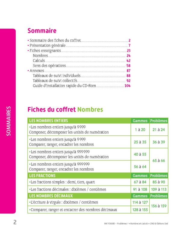 Problèmes ! Nombres et calculs - CM1 - Fichier ressources_Page_02