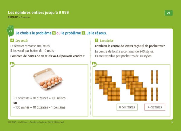 Problèmes ! Nombres et calculs - CM1 - Nombres_Page_2