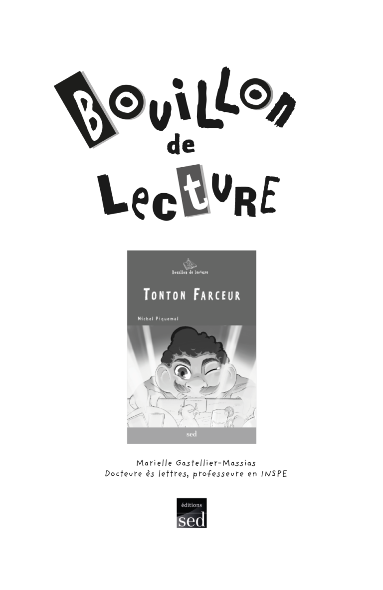 Aperçu : BDL – Tonton Farceur – 6 romans + fichier