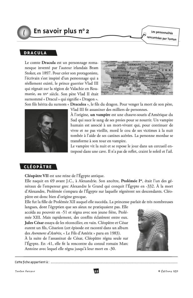 Aperçu : BDL – Tonton Farceur – 6 romans + fichier