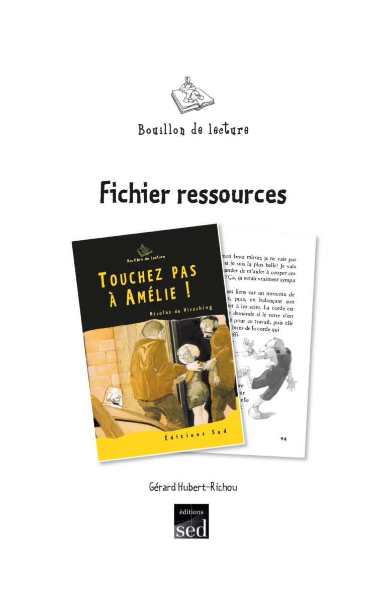 Aperçu : BDL – Touchez pas à Amélie – 18 livres + fichier