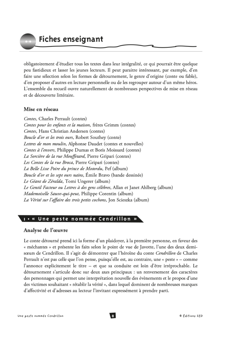 Aperçu : BDL – Une peste nommée Cendrillon – 12 romans + fichier