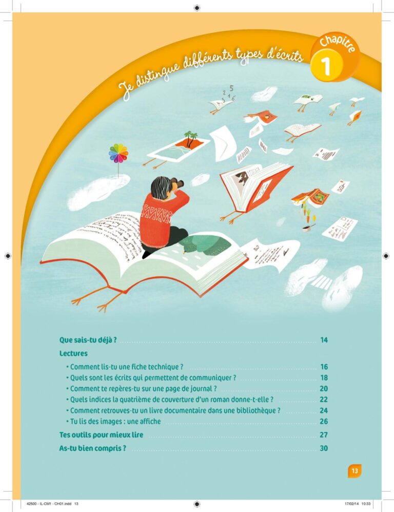 Aperçu : INTERLIGNES LECTURE – Manuel de l'élève – CM1