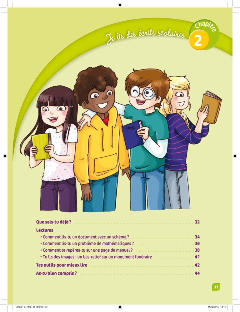 Aperçu : INTERLIGNES LECTURE – Manuel de l'élève – CM2