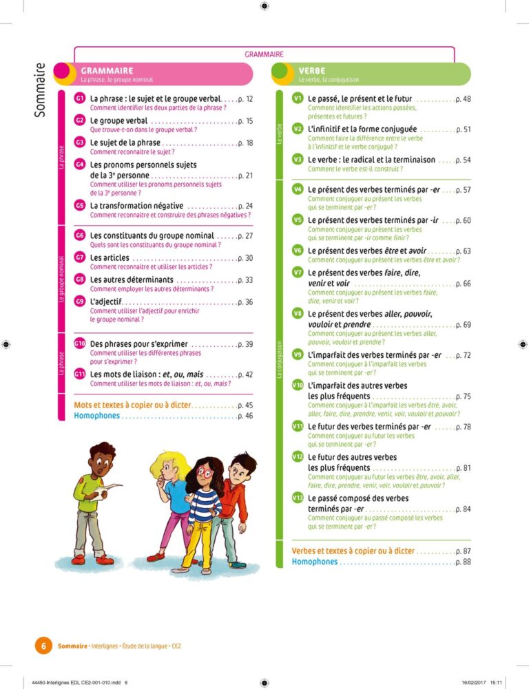 Aperçu : INTERLIGNES EDL – Manuel de l'élève – CE2 – Anciens programmes