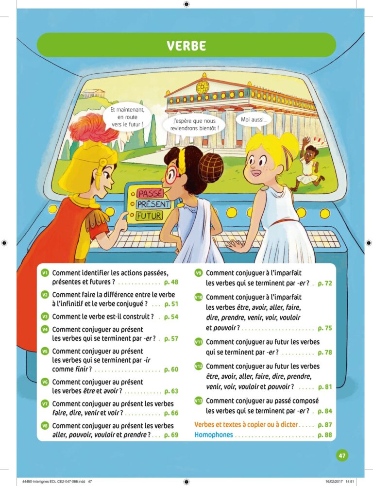 Aperçu : INTERLIGNES EDL – Manuel de l'élève – CE2 – Anciens programmes