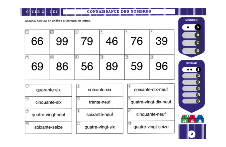 Aperçu : Nombres de 0 à 1000 – CE1