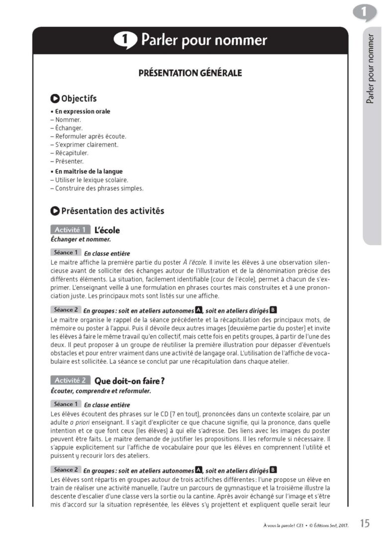 Aperçu : CE1