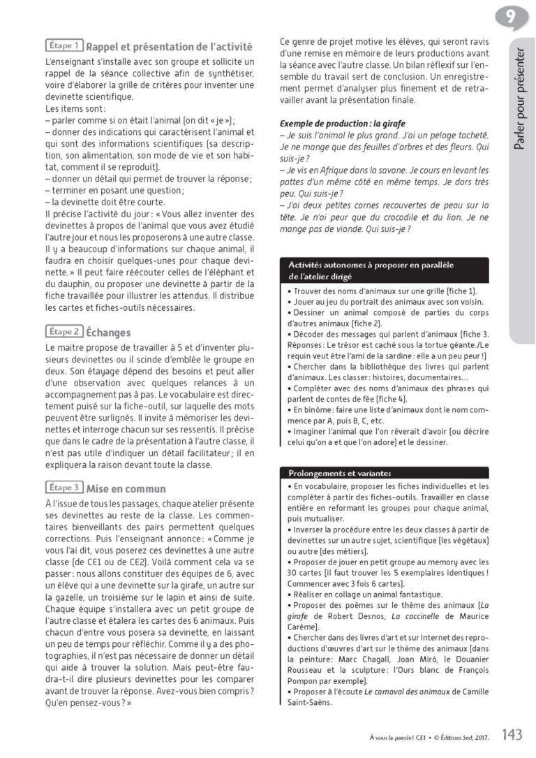 Aperçu : CE1